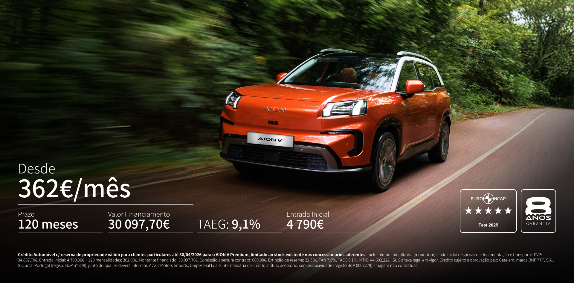 campanha aion v garantia