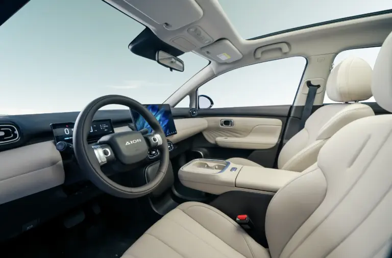 interior aion v luxo