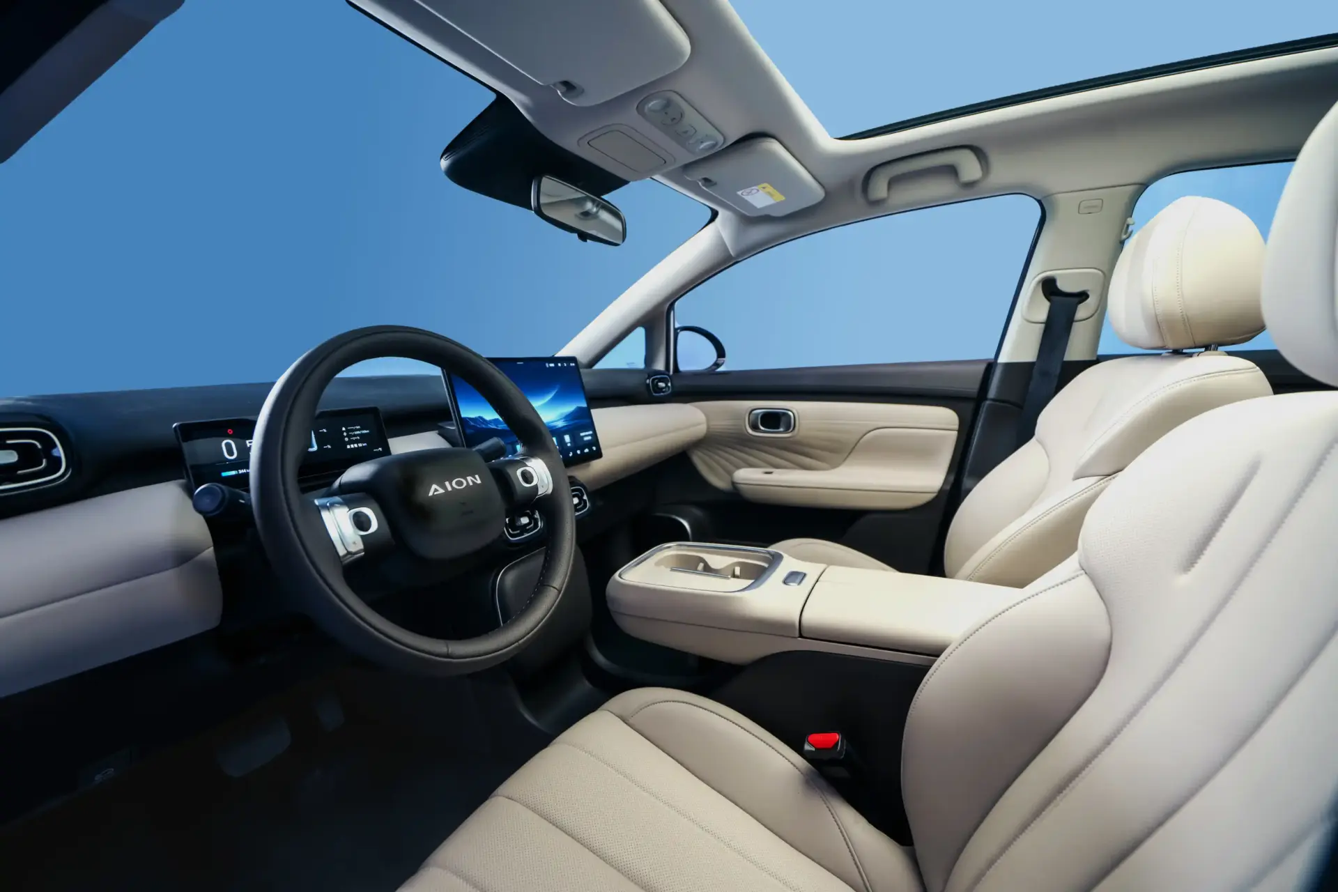 interior carro aion