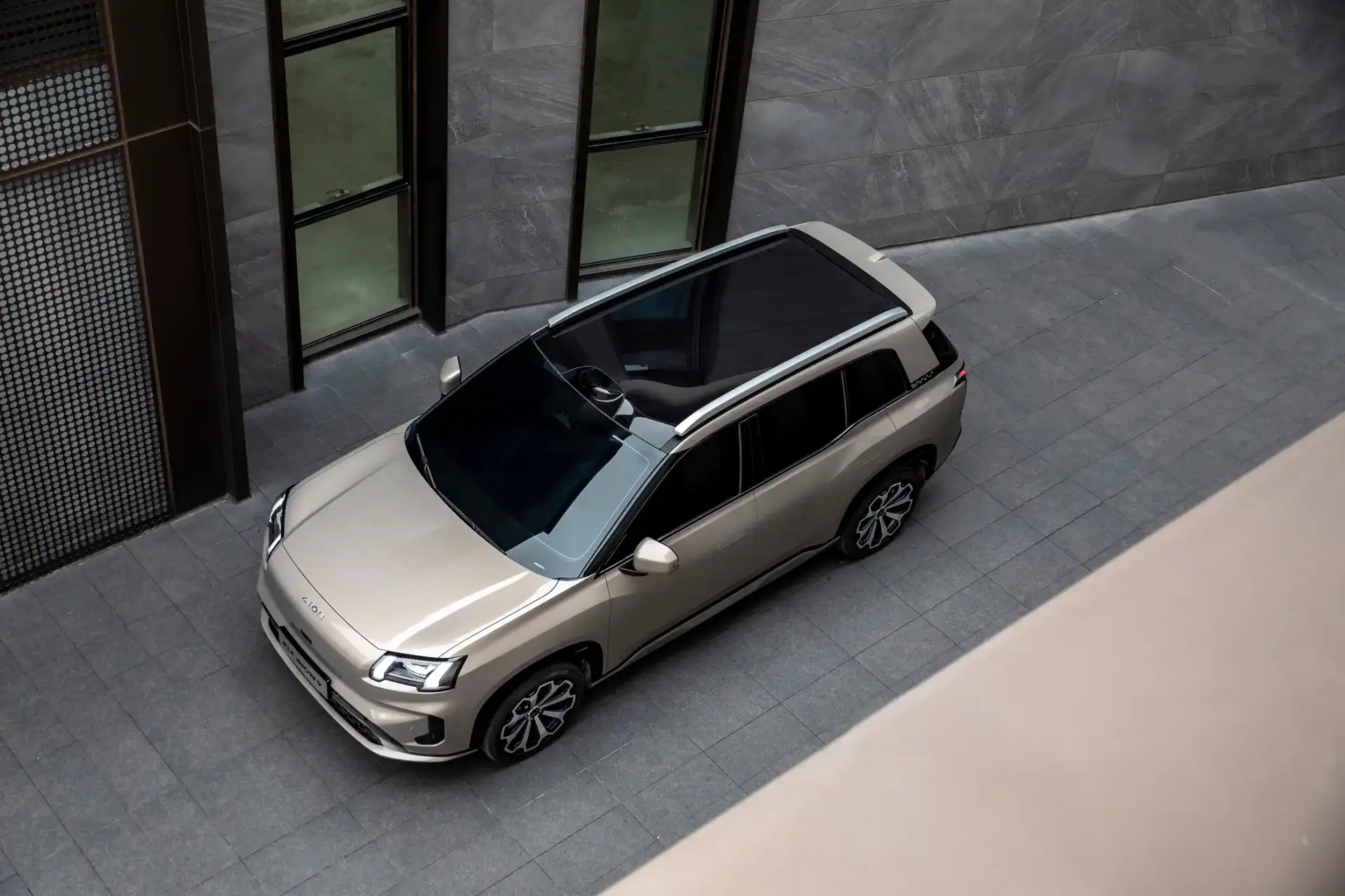 teto panorâmico aion v